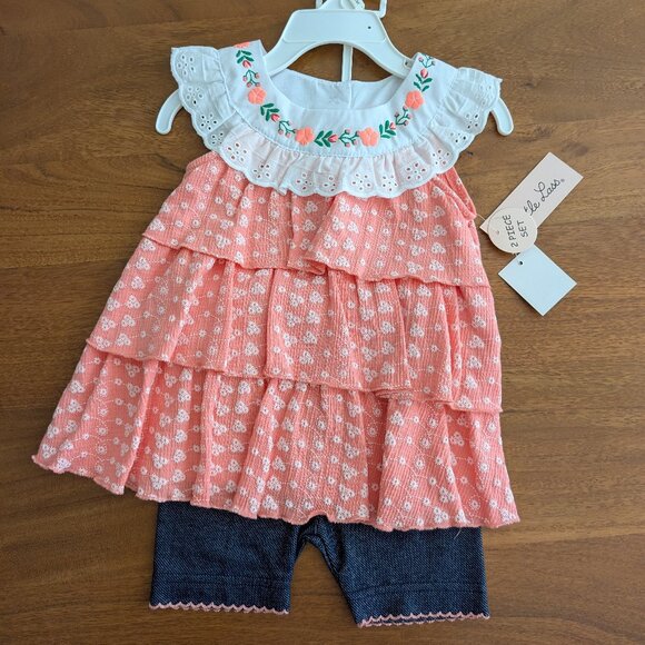 Little Lass Other - Little Lass Girls 2 Piece Set - Size 18mos